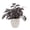 White, variant on Mainstays 11" Artificial Peperomia Plant in Pink Ribbed Glazed Ceramic Pot