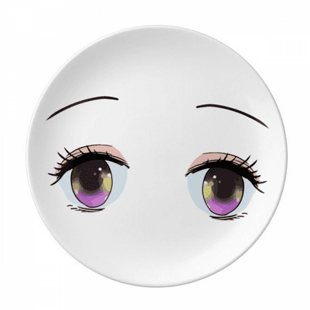 

Lovely Blandness Mignon Eyes Plate Decorative Porcelain Salver Tableware Dinner Dish