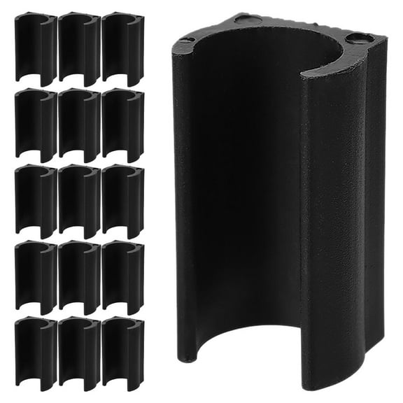 Black Anti-Slip Furniture Feet Protectors for Home Use with Durable Plastic Material 20 Pieces U
