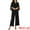 Black, variant on DARING DIVA Women's 2 Pieces Chiffon Top Mother of Bride Pants Suits M Black