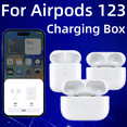 thumbnail image 2 of Remplacement Boîte de charge sans fil pour AirPods Pro 2 Bluetooth Earphone Charger Case pour AirPods1 2 3 Association de la 4e génération Affichage de la synchronisation des trésors de charge du comp, 2 of 4