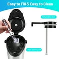 thumbnail image 2 of SSAWcasa 102oz Airpot with Pump Stainless Steel Coffee Carafe Insulated Coffee Dispenser  for Hot/Cold Beverages - 12 Hours Heat Retention, 2 of 8