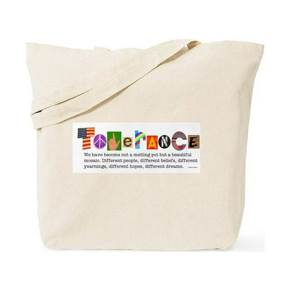 CafePress - Tolerance Tote Bag - Unisex Canvas Tote Bag, Beige, 1-Piece