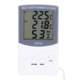 thumbnail image 4 of Indoor Outdoor , ABS Indoor Outdoor  25%  To 98%  -50 To 70 Degrees Celsius  Large Screen With Probe  For Feel Temperature Humidity Outside, 4 of 8