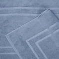 thumbnail image 6 of Feather & Stitch 2 Piece Towel Like Bath Mats - 30x21 Inch, 100% Cotton Terry Bath Mat, Bathroom Shower Floor Mats [NOT A Bathroom Rug], Soft Absorbent Washable Mats- Pool Blue, 6 of 9