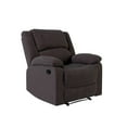 thumbnail image 4 of Relax-A-Lounger Warren Microfiber Manual Recliner, Chocolate, 4 of 13