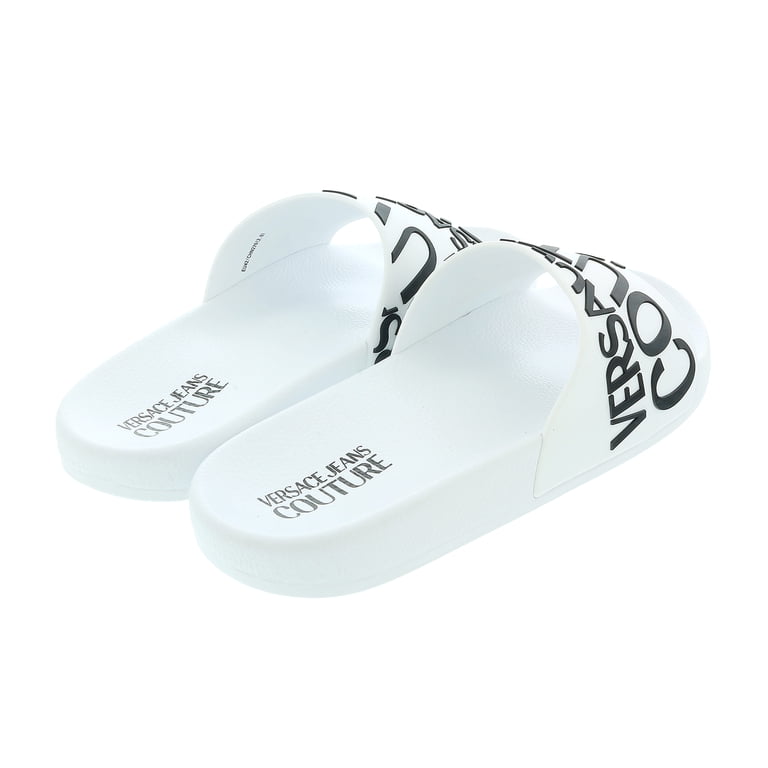 Versace Jeans Couture Mens White Signature Pattern Pool 