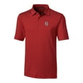 thumbnail image 2 of Men's Cutter & Buck  Red Birmingham Barons Forge Pencil Stripe Stretch DryTec Polo, 2 of 3