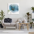 thumbnail image 2 of Stupell Industries Abstract Blue Flower Shape Graphic Art Gallery Wrapped Canvas Print Wall Art, Design by Carol Robinson, 2 of 7