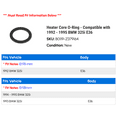 thumbnail image 2 of Heater Core O-Ring - Compatible with 1992 - 1995 BMW 325i E36 1993 1994, 2 of 2