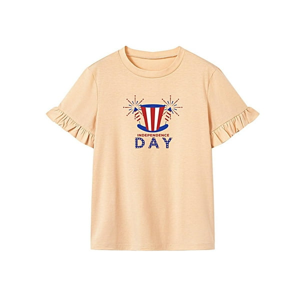 Camiseta de mujer de verano suave ropa de calle camisa de cuello redondo para viajar regalo de mujer M