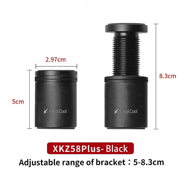 Aluminum Graphics Card Bracket GPU Support Anti Sag Stand Video Card Holder Vertical Telescopic Rotating Stand XKZ58plus-BK