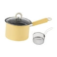 thumbnail image 3 of veasfak Deep Frying Pot Cooking Pot Fryer for Kitchen Camping Japanese Tempura Chips Yellow, 3 of 9