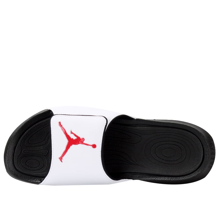 Jordan Air Jordan Hydro 6 Slides Jumpman White Gym Red Black 881473-101 Mens 9 Air Jordan Hydro 6 Slide  main image 2