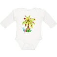 thumbnail image 3 of Inktastic Christmas Palm Tree with Presents Boys or Girls Long Sleeve Baby Bodysuit, 3 of 5