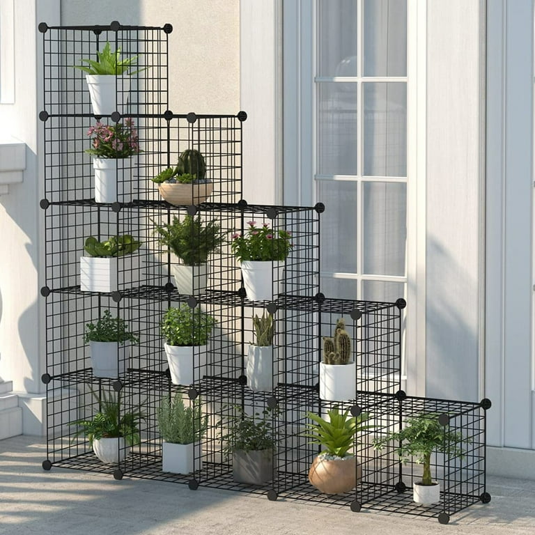 UWR-Nite Cube Storage Organizer, 16 Cubes Wire Storage Cabinet