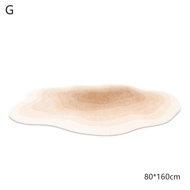 Modern Area Rugs Cute Gradient Irregular For Living Bedroom Decor Room