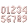 thumbnail image 2 of Number Twenty Six Balloon Soft Pastel Pink Number 26 Balloon 32" Large Party Supply, 2 of 3