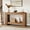 Brown-47'', variant on 63'' Long Console Table, 2-Tier Narrow Entryway Table Sofa Table with Storage, Farmhouse Wood Behind Couch Table for Living Room, Hallway, Gray