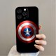 thumbnail image 3 of Marvel America capitán Cool para Apple iPhone 16 15 14 13 12 11 XS XR X Pro Max Plus Mini Funda negra para teléfono, 3 of 5