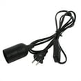 thumbnail image 1 of 1Pc Hanging Pendant Light Fixture Home Lamp Base Chandeliers Bulb Socket Holder Black US Plug, 1 of 7