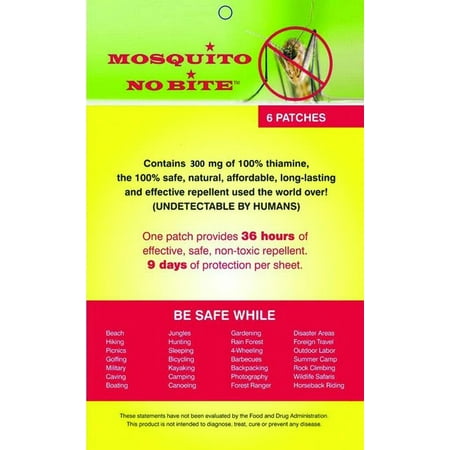 Mosquito NO BITE Inner Health 6 Patch