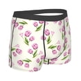 thumbnail image 4 of Uemuo Tulips Flowers Pattern Men's Boxer Briefs,Trunk Anti-Chafing,Comfortable, Durable, and Stylish Underwear-XX-Large, 4 of 9