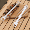 thumbnail image 2 of Brochetas para asar a la parrilla Brochetas reutilizables con forma de espina de pescado para barbacoa Suministros para barbacoa de jardín y camping para asar a la parrilla B, 2 of 7