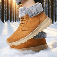 thumbnail image 5 of Men's Winter Boots Keep Warm Snow Boots with Long Fleece Lining for Outdoor Use Wide Toe Winter Shoes, 5 of 5