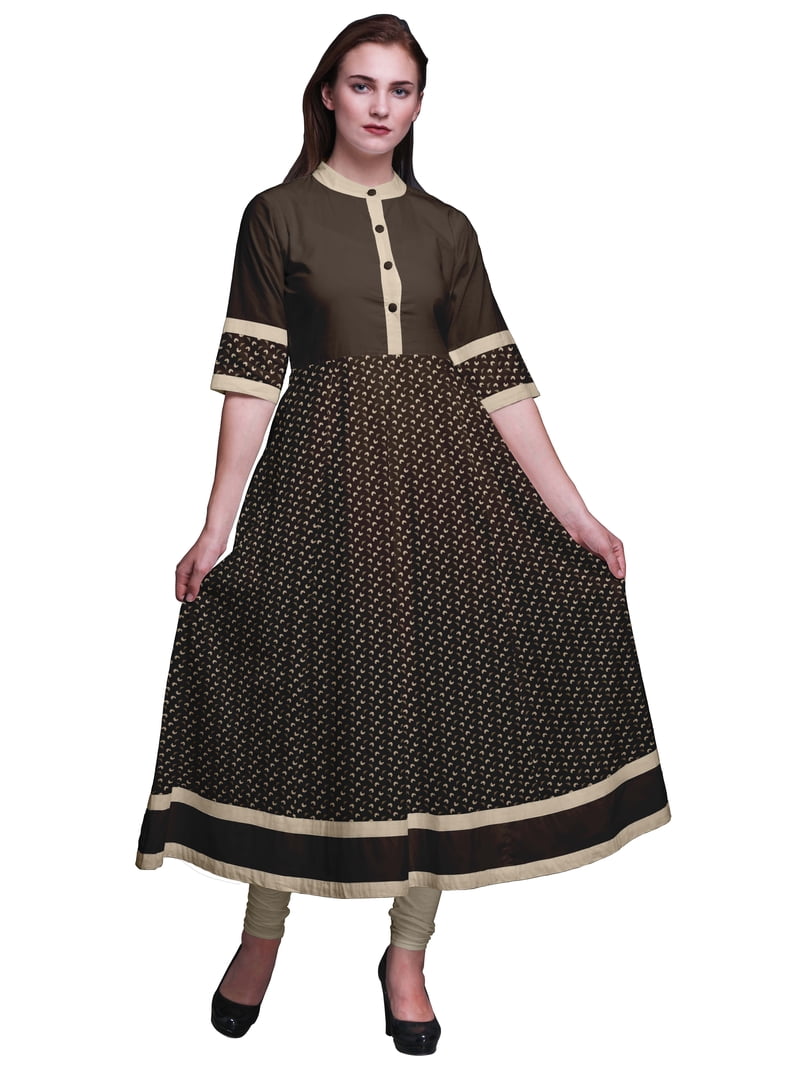 chinese dress ladies Cream A-Line Resham Embroidered Anarkali Set