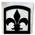 thumbnail image 1 of Village Wrought Iron NH-121 Porte-Serviettes Fleur-de-lis, 1 of 2