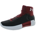 thumbnail image 1 of Under Armour Men's Drive 4 Basketball Shoes Cardinal/Black Size 13.0M, 1 of 1