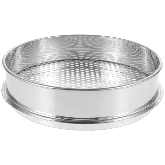 OHOIOLLA Redonda Para De Acero Inoxidable Para Clasificar Tierra En Exteriores Con Firme