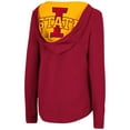 thumbnail image 3 of Women's Colosseum Cardinal Iowa State Cyclones Catalina Hoodie Long Sleeve T-Shirt, 3 of 3