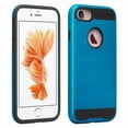 thumbnail image 2 of Apple iPhone 8 Case Cover, Slim Hybrid Dual Layer Shock Resistant Armor Case for iPhone 8 - Brush Blue, 2 of 2