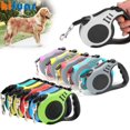 thumbnail image 2 of Correa de nailon retráctil para perro, extensor automático de plomo para gatos, cachorros, caminar, correr, Ruleta de plomo para perros, 3m y 5m, 2 of 4