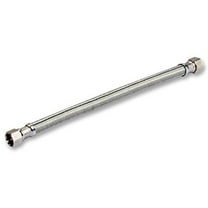 Highcraft 27920-NL Long Stainless Steel Lead Free Braided Flexible Supply Line with 3/8" MIP and 3/8" FIP Compression Connections, 20"