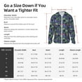 thumbnail image 4 of Rocae Magic Toads in Hats Print Breathable Sun Protection Hoodie Quick-Dry Lightweight Long Sleeve Hoodie Unisex Running Sports Shirt 3X-Large, 4 of 9