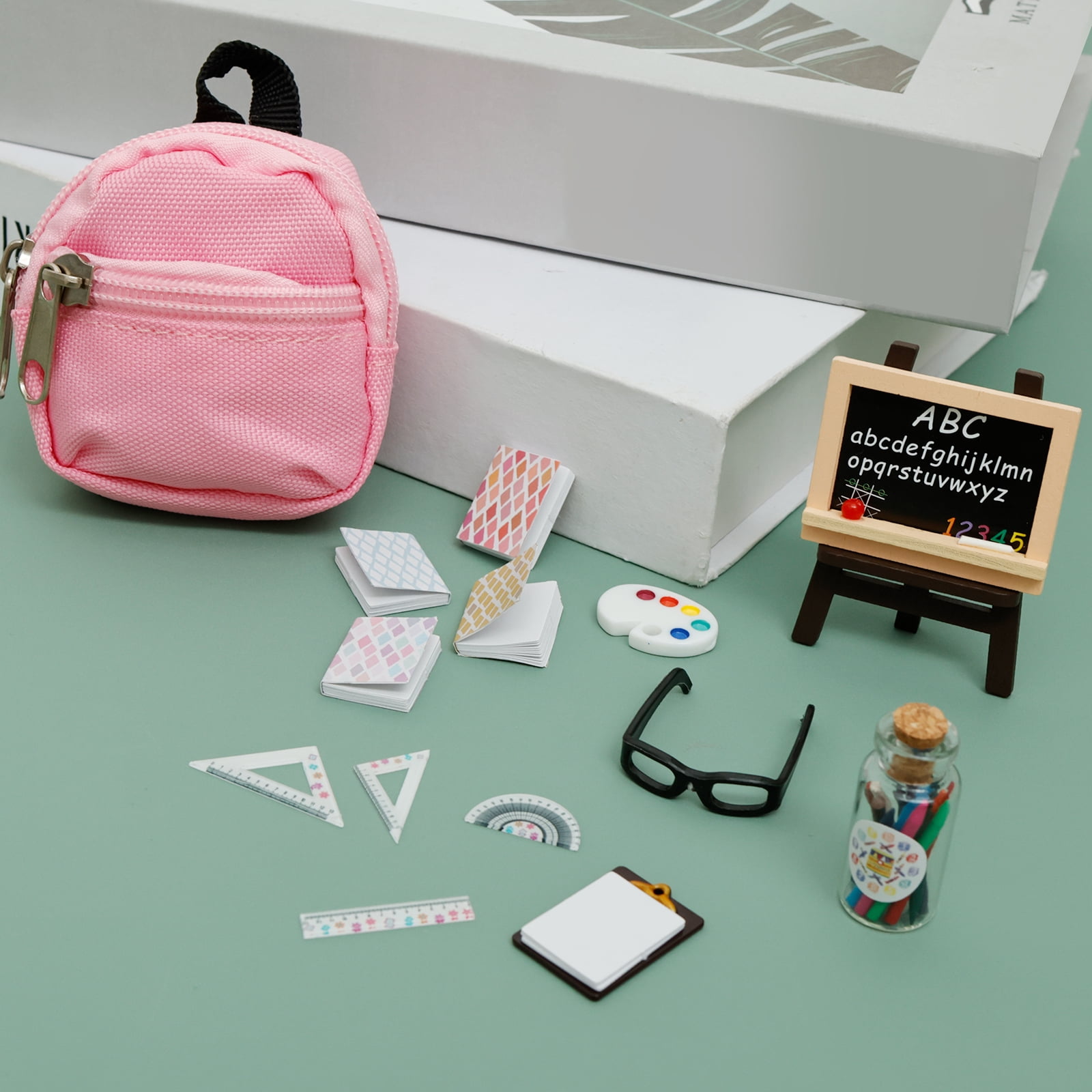 Odoria 1/12 Miniature Books 4Pcs Dollhouse Decoration Accessories, C