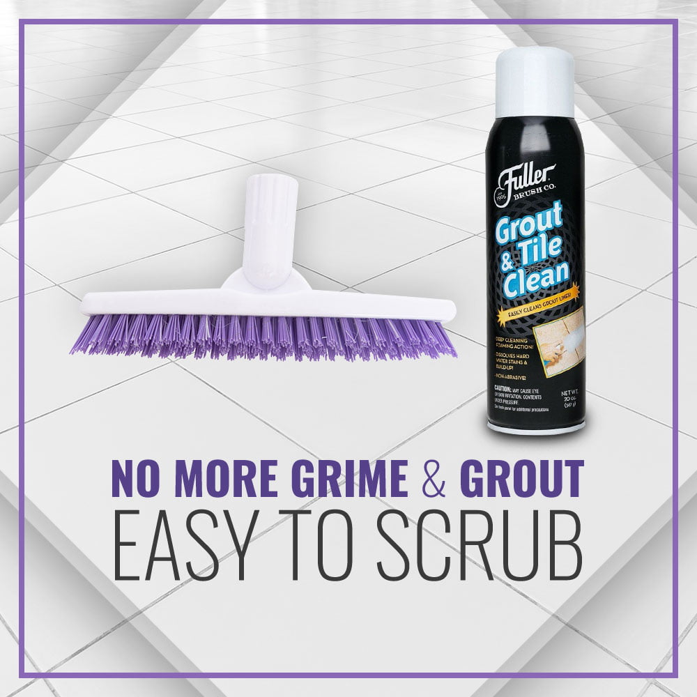 Grout & Tile Clean Spray + Grout Brush and Handle, Fuller Brush Company