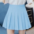 thumbnail image 4 of Mini faldas de cintura alta Falda Plisada ActiveWear Atlético Skorts High Cinte Sky Blue XS Cielo azul xs Magideal Mini faldas de cintura alta, 4 of 6
