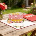 thumbnail image 4 of KUNPENG Mother's Day Card, Mother's Day Gift, Pop Up Card, 3D Greeting Cards, Flowers Greeting Card, 5.9 x 7.9 Inches, Handmade Foldable Paper Card, with Envelope, 4 of 9