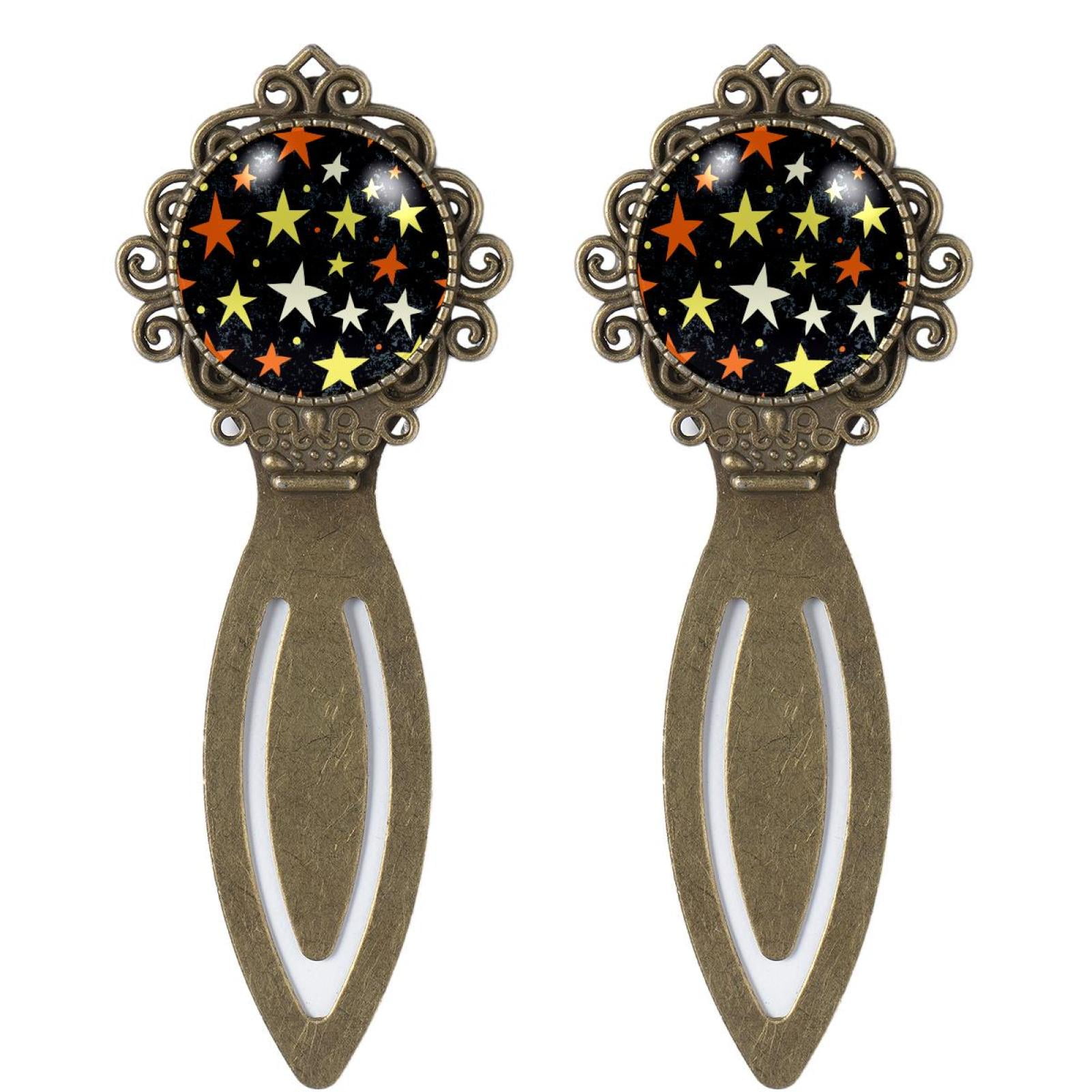 Bookmark Gift Box Set Vintage Bookmarks Page Holder with Crystal Glass