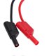 thumbnail image 2 of Kit de cordons de test banane 4 mm mâle vers mâle 32 A 1\xa0000 V rouge et noir pour batterie, 2 of 4