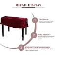 thumbnail image 6 of Practical Pleuche Chair Bench Stool Cover Protective Cover for Piano Stool, 6 of 9