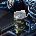 thumbnail image 5 of Camouflage 40oz Tumbler– Stainless Steel Insulated Tumbler with Handle and Straw, Large Capacity Travel Cup for Hot & Cold Drinks, 5 of 6