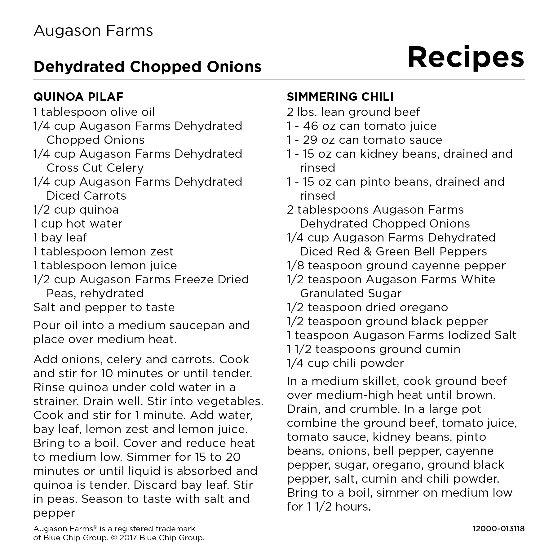 Pictsweet Farms® Recipe Helper Chopped Onions, Frozen, 10 oz