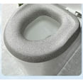 Toilet Seat Riser Adds 3 Inch of Height to Toilet with 300 Pound