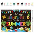 thumbnail image 3 of 7x5FT School's Out of The Summer Background End of School Year Party Backdrop Beach Pool Backdrop for Summer Vacation Party Decorations, 3 of 6