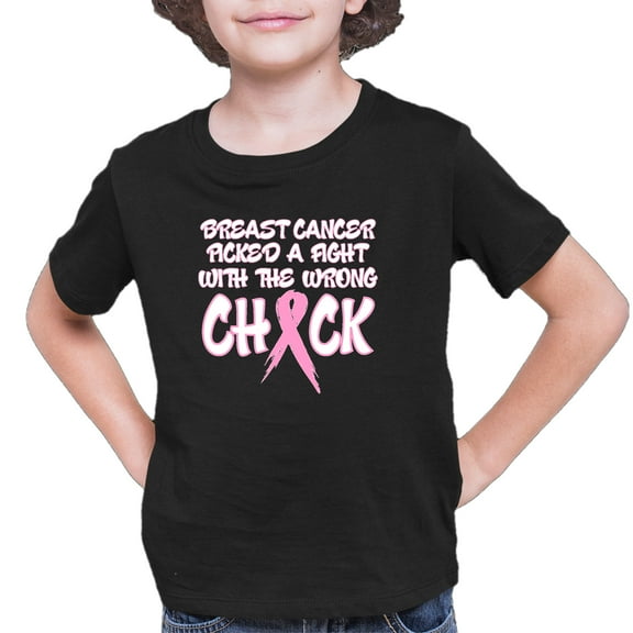 Youth Breast Cancer Picked A Fight With The Wrong Chick T-Shirt